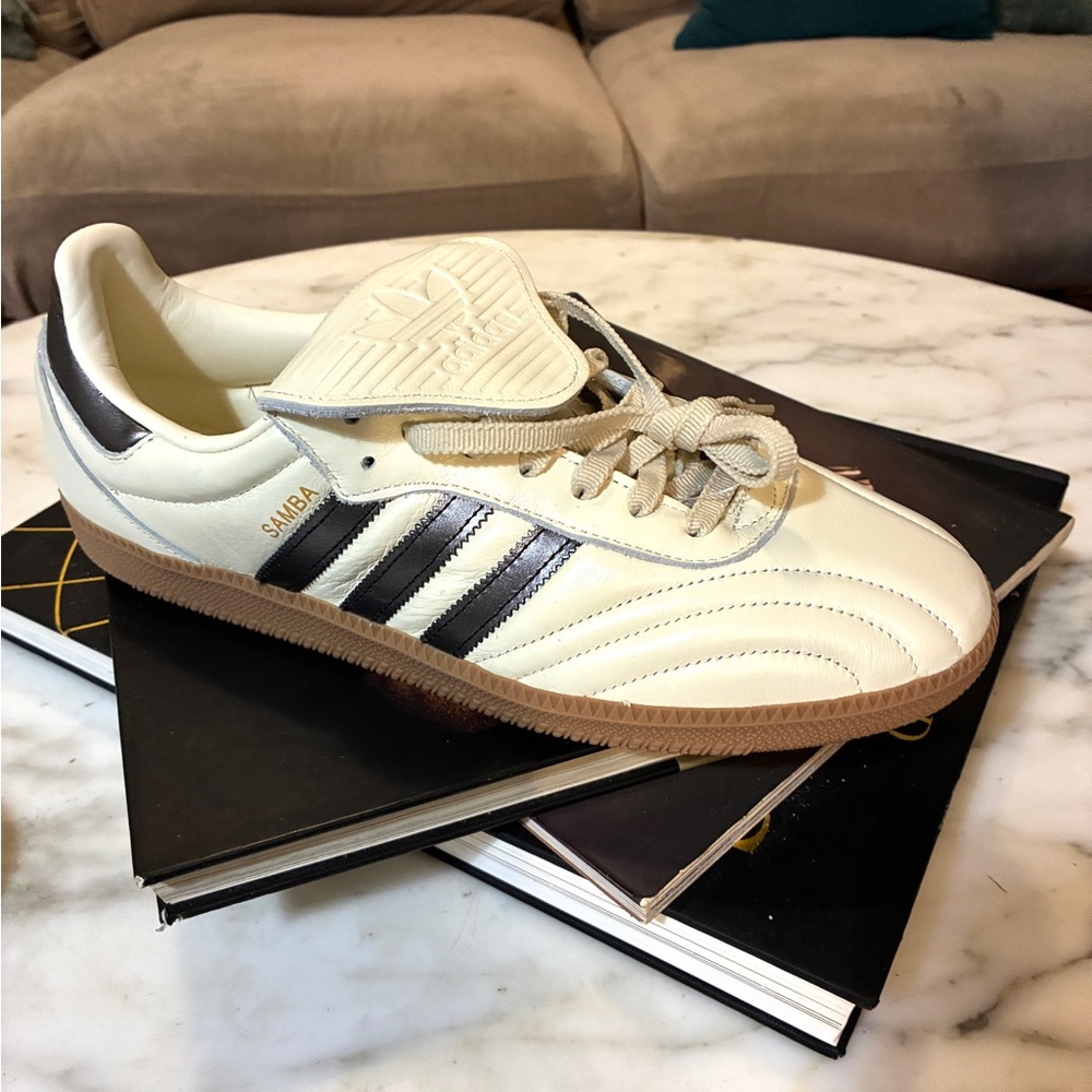 adidas Samba Sneakers White Black Gum Sole
